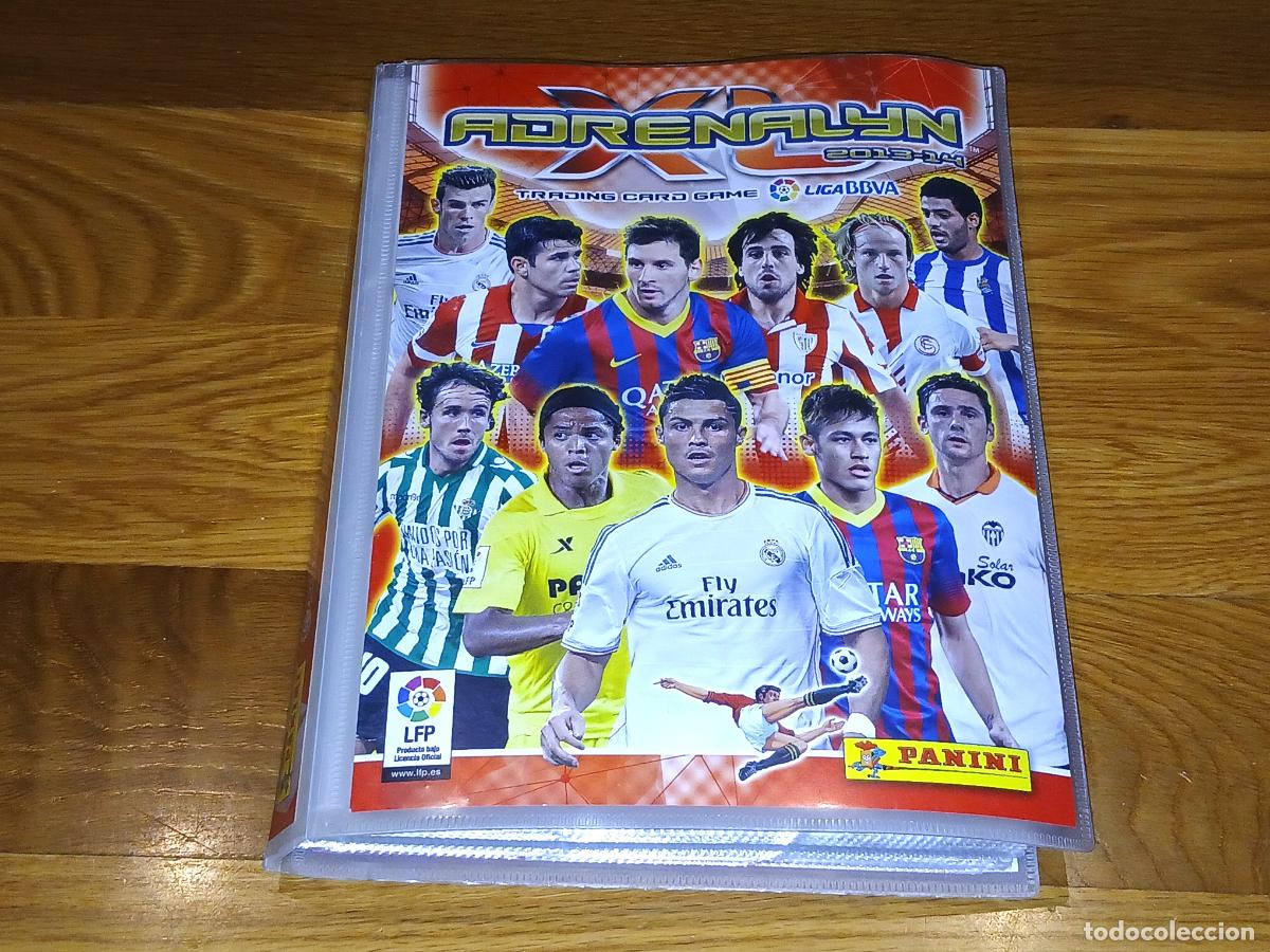 Coleccionismo deportivo: &Aacute;lbum archivador. Panini Adrenalyn 2013 2014 13 14, 441 cromos