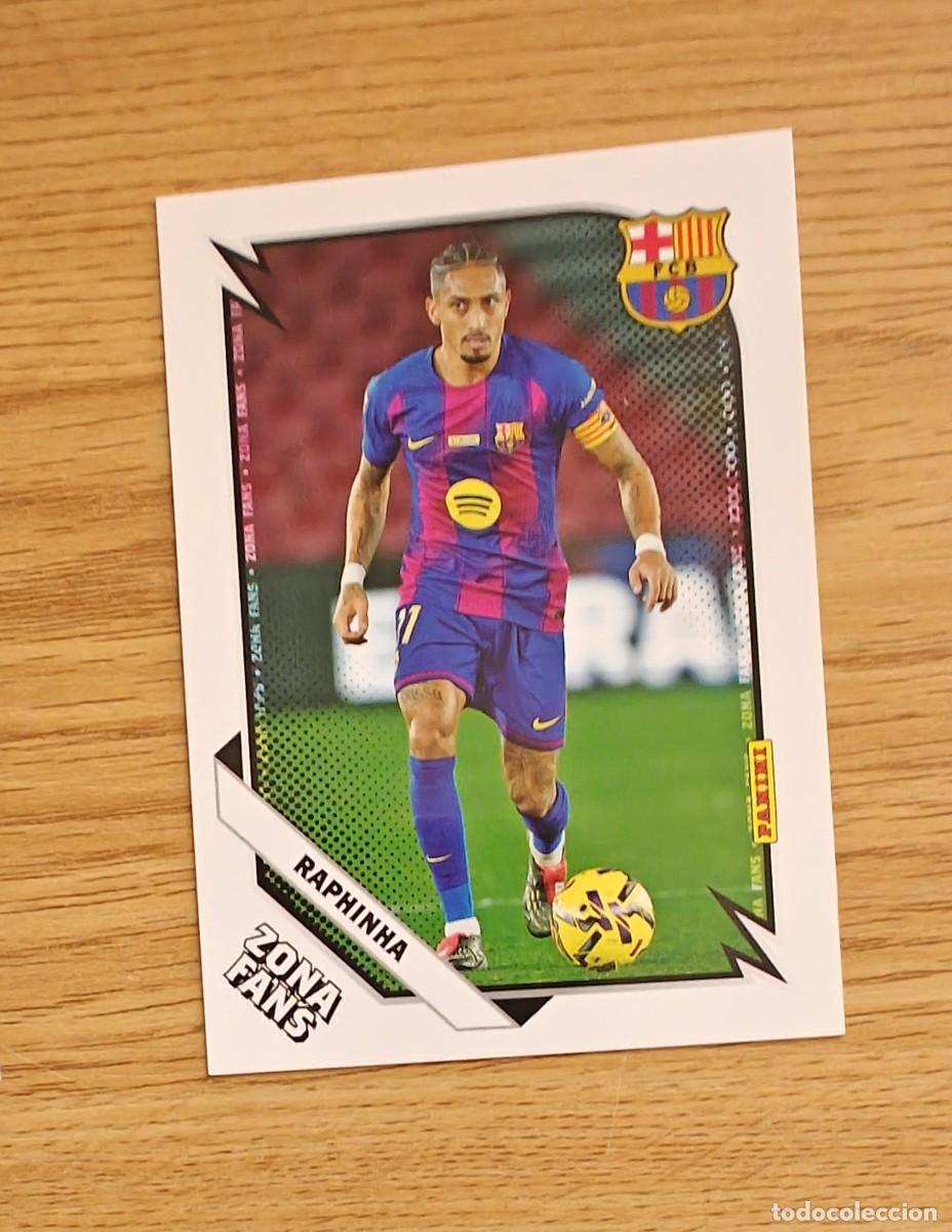 Coleccionismo deportivo: Raphinha 45 Panini Club Barcelona 25 26 Zona Fans 2025 2026