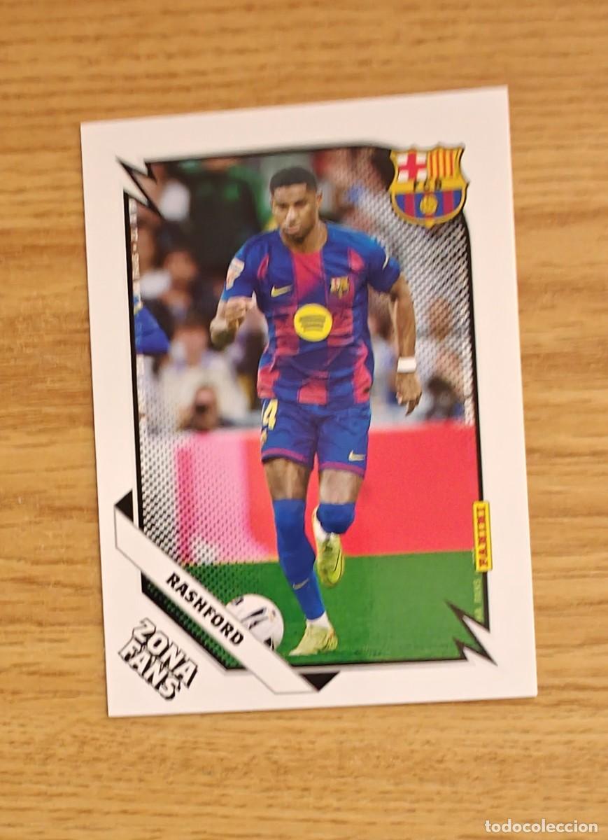Coleccionismo deportivo: Rashford 44 Panini Club Barcelona 25 26 Zona Fans 2025 2026