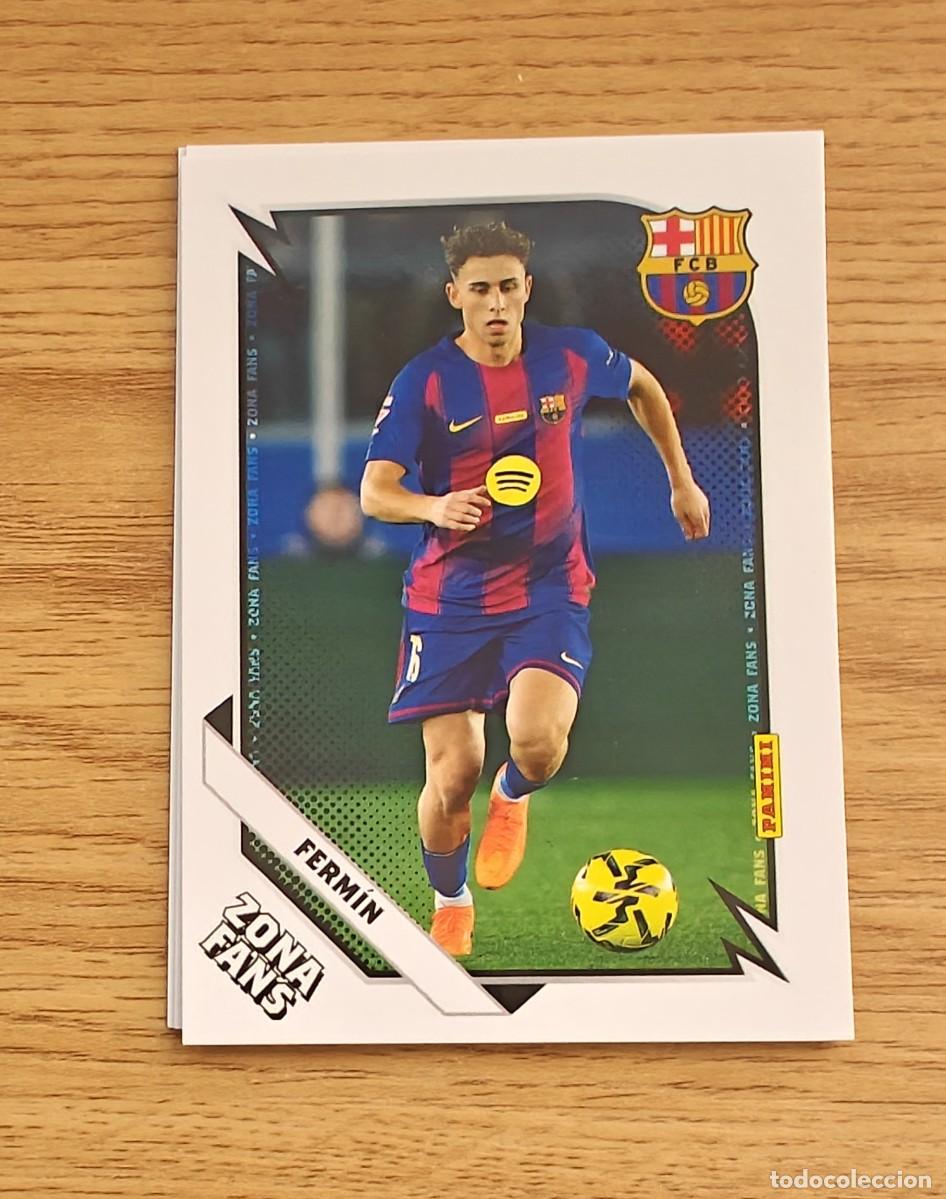 Coleccionismo deportivo: Ferm&iacute;n 39 Panini Club Barcelona 25 26 Zona Fans 2025 2026