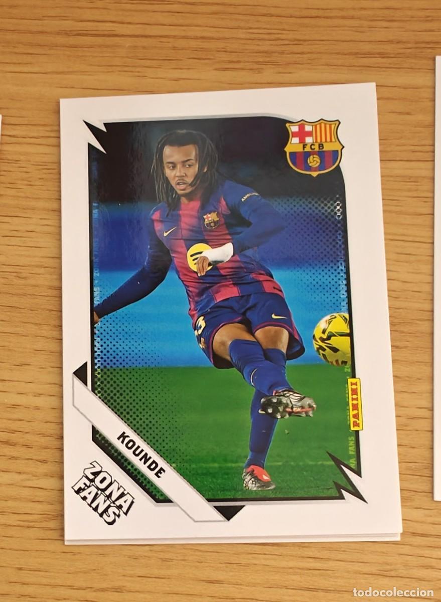 Coleccionismo deportivo: Kounde 32 Panini Club Barcelona 25 26 Zona Fans 2025 2026