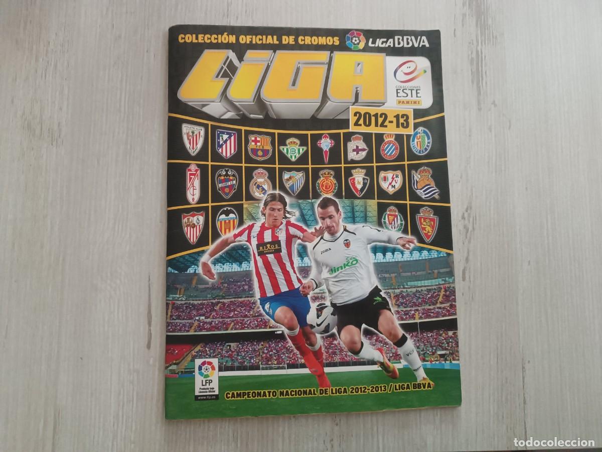 Coleccionismo deportivo: &Aacute;LBUM CASI COMPLETO LIGA ESTE 2012 2013 12 13