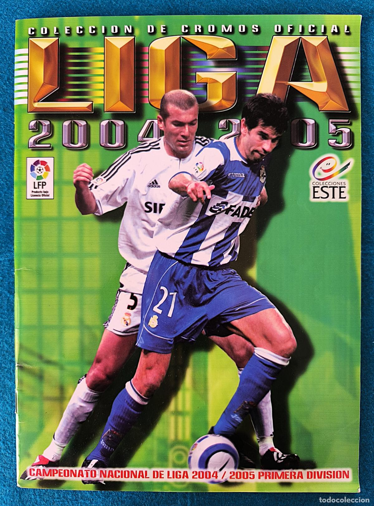 Coleccionismo deportivo: RW ALBUM CROMOS FUTBOL INCOMPLETO 387 CROMOS LIGA 2004 2005 COLECCIONES ESTE N.&ordm; 14