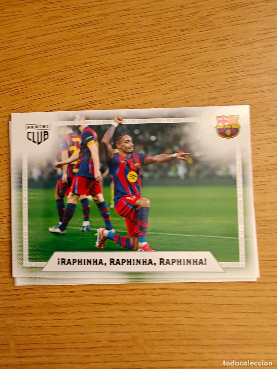 Colecionismo desportivo: Raphinha 6 Panini Club Barcelona 25 26 ADN 2025 2026