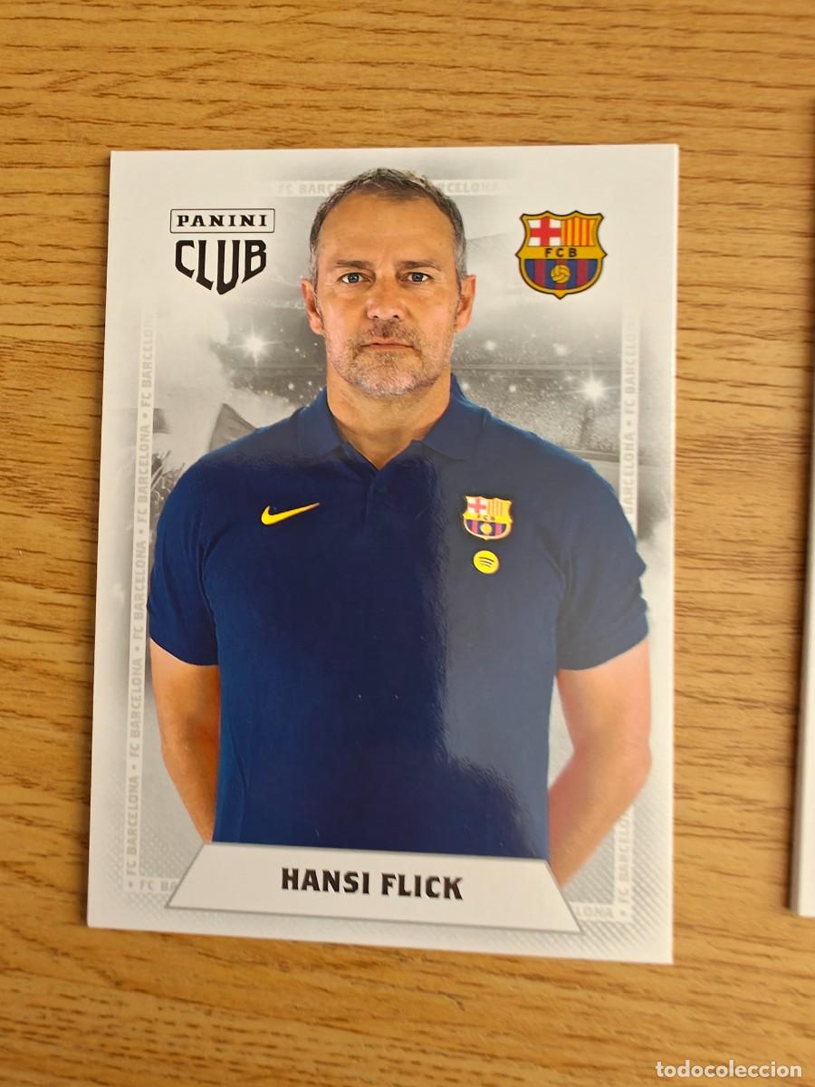 Colecionismo desportivo: Hansi Flick 7 Panini Club Barcelona 25 26 ADN 2025 2026