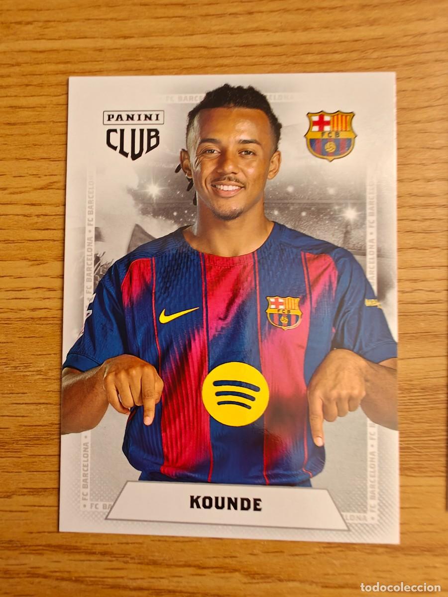 Colecionismo desportivo: Kounde 10 Panini Club Barcelona 25 26 ADN 2025 2026
