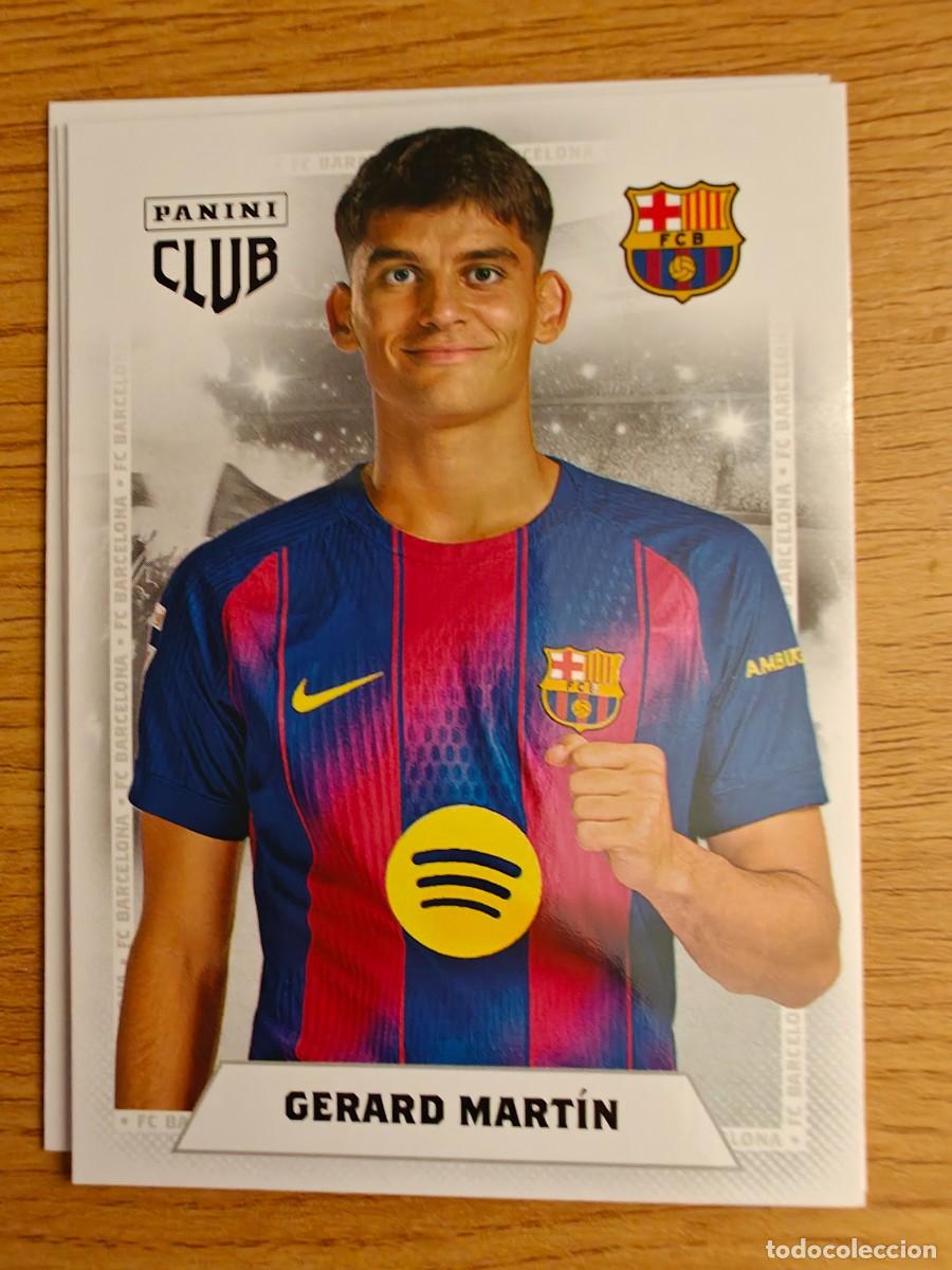 Coleccionismo deportivo: Gerard Mart&iacute;n 16 Panini Club Barcelona 25 26 ADN 2025 2026