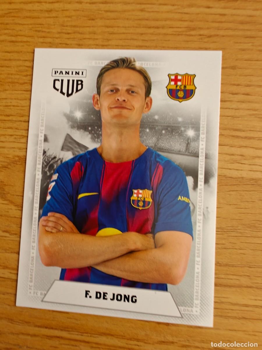 Coleccionismo deportivo: De Jong 18 Panini Club Barcelona 25 26 ADN 2025 2026