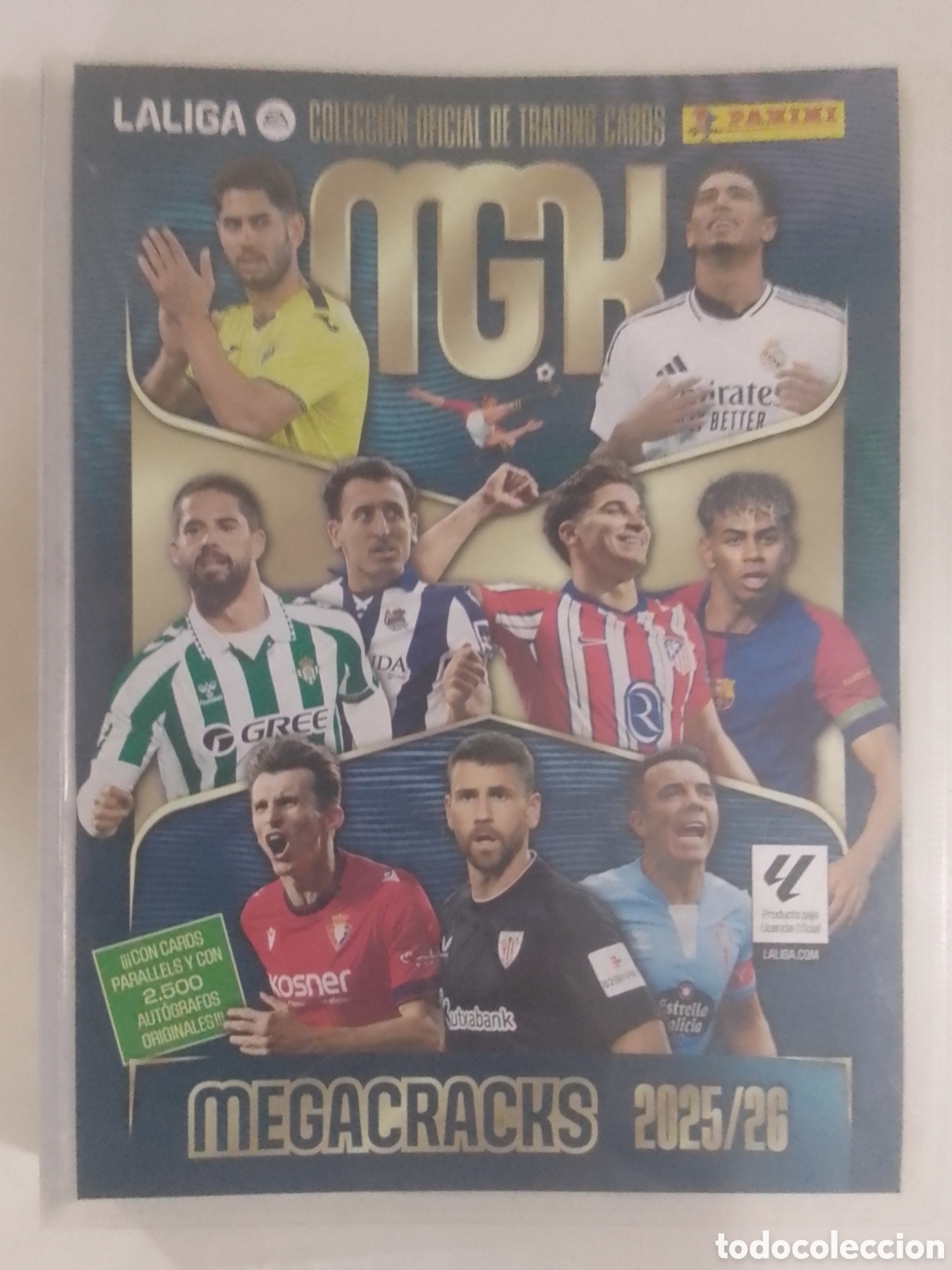 Coleccionismo deportivo: Archivador vac&iacute;o Megacracks 2025/26.