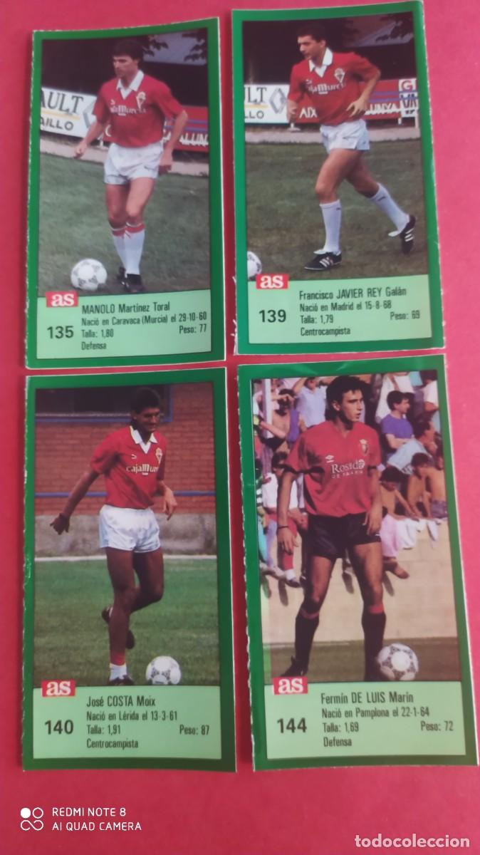 Coleccionismo deportivo: MURCIA 135 MANOLO AS 1988 1989 ,88-89 SIN PEGAR A2