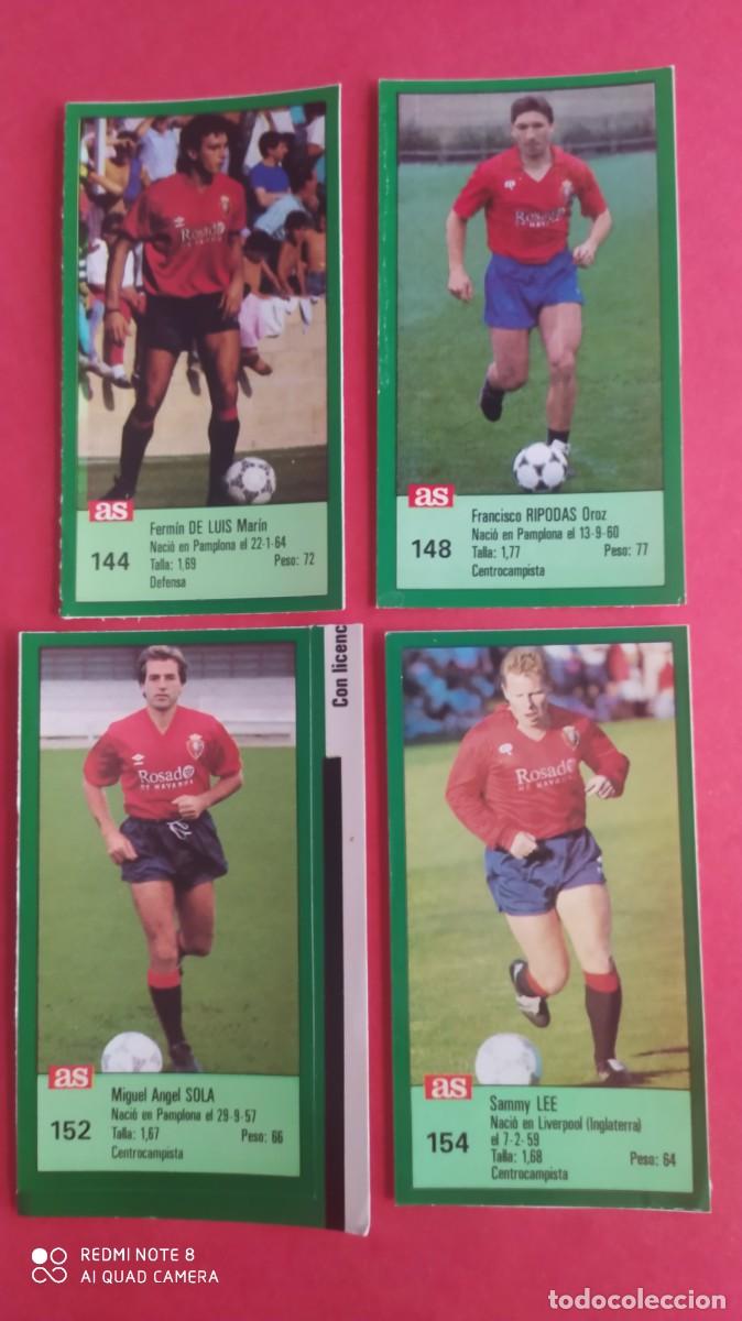 Coleccionismo deportivo: OSASUNA 154 LEE AS 1988 1989 ,88-89 SIN PEGAR A2