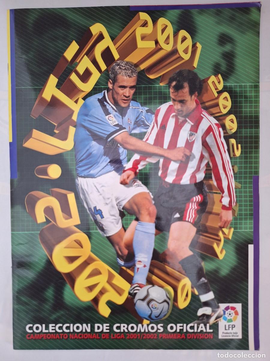 Coleccionismo deportivo: ALBUM LIGA FUTBOL 2001 2002 COLECCIONES ESTE CONTIENE 95 CROMOS RV