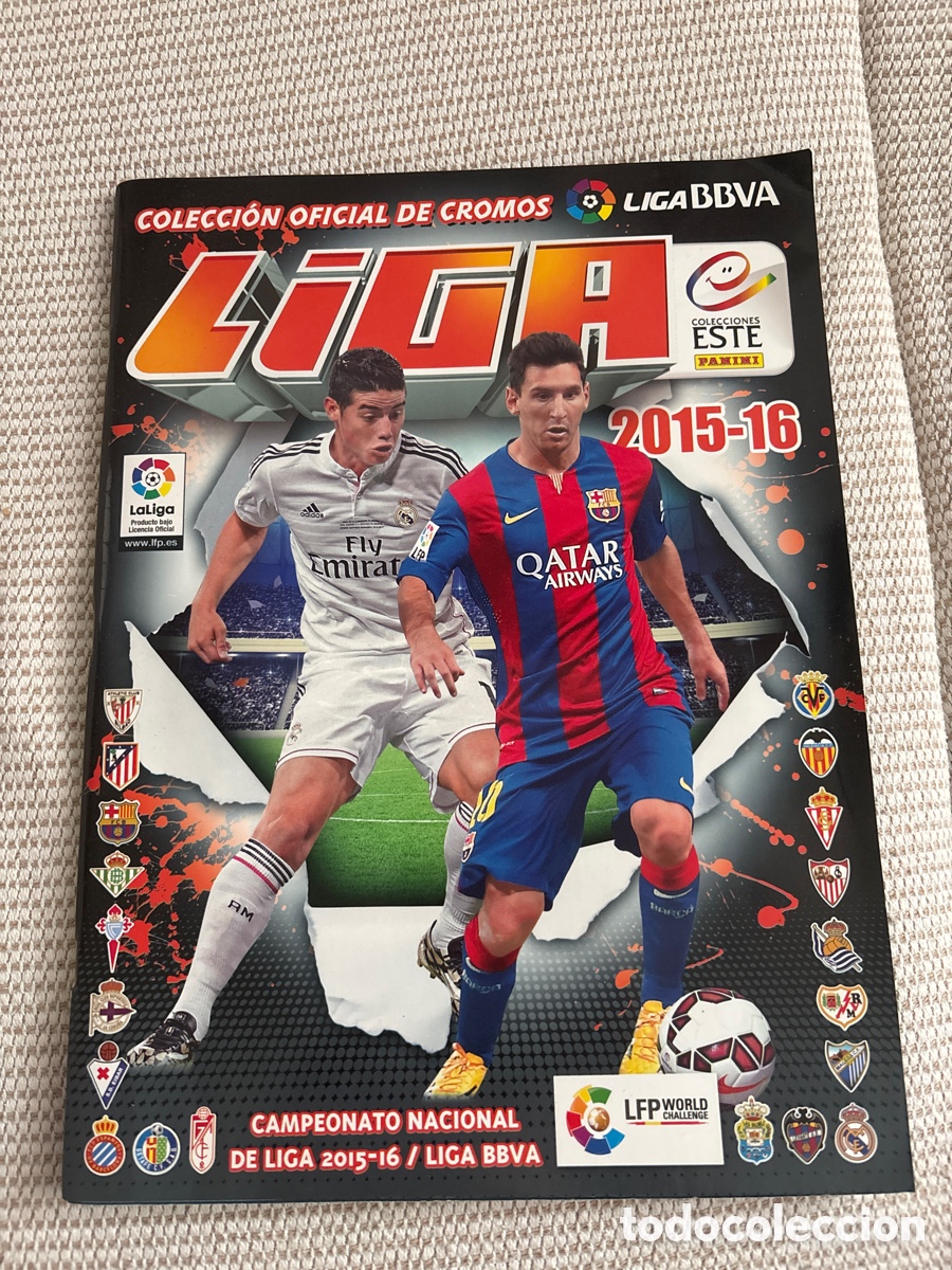 Coleccionismo deportivo: (J) ALBUM LIGA ESTE 2015 2016 15 16 CON 408 CROMOS