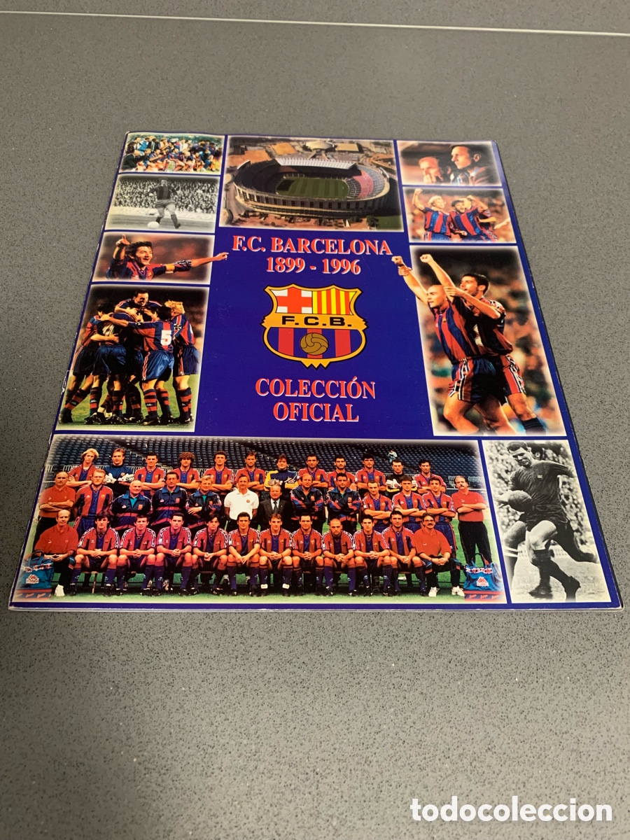 Coleccionismo deportivo: &Aacute;lbum Bar&ccedil;a 1889 / 1996 Colecci&oacute;n oficial. Incompleto.
