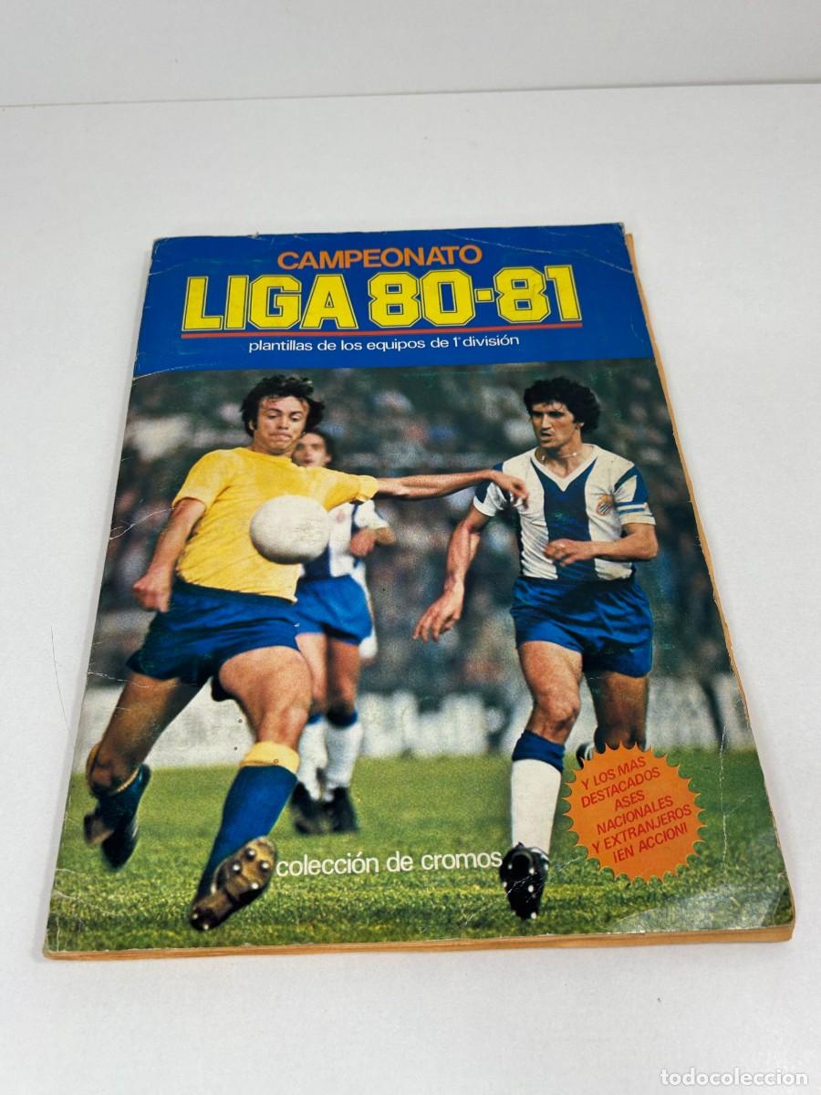 Coleccionismo deportivo: ALBUM FUTBOL LIGA 80-81 1&ordf; DIVISION EDITORIAL ESTE