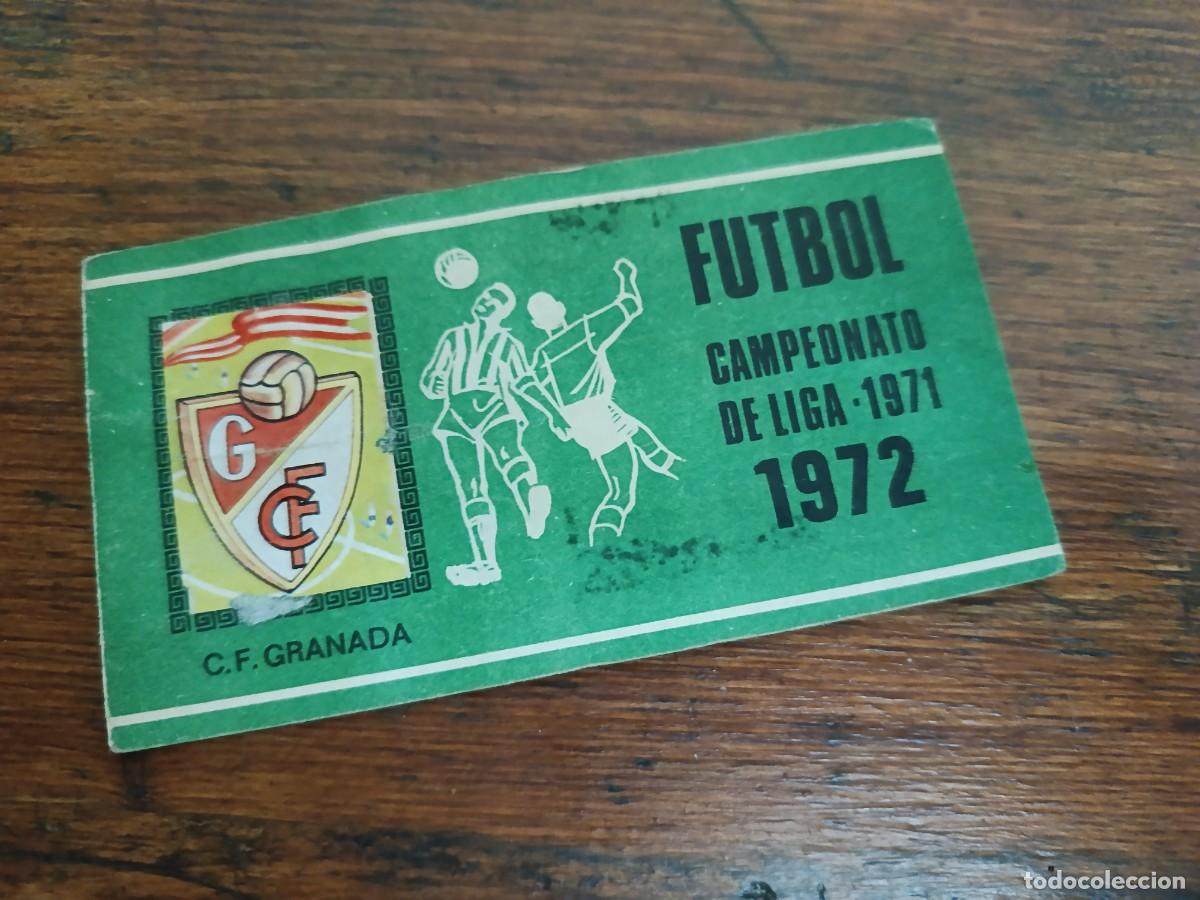 Coleccionismo deportivo: ALBUM GRANADA FUTBOL CLUB CAMPEONATO DE LIGA 1971 1972 ZAHOR FUERZAHOR.