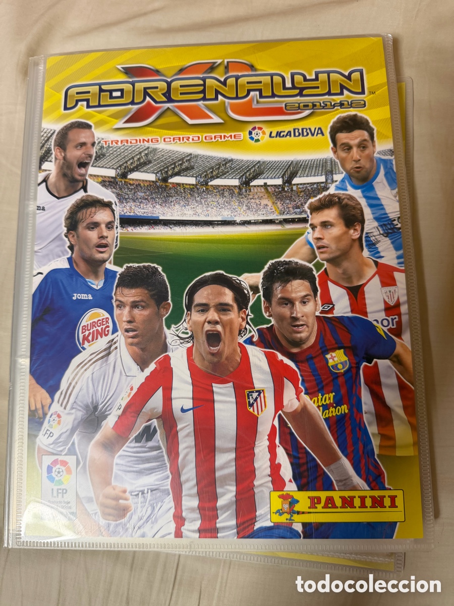 Coleccionismo deportivo: Alb&uacute;m Adrenalyn XL Panini 2011/12