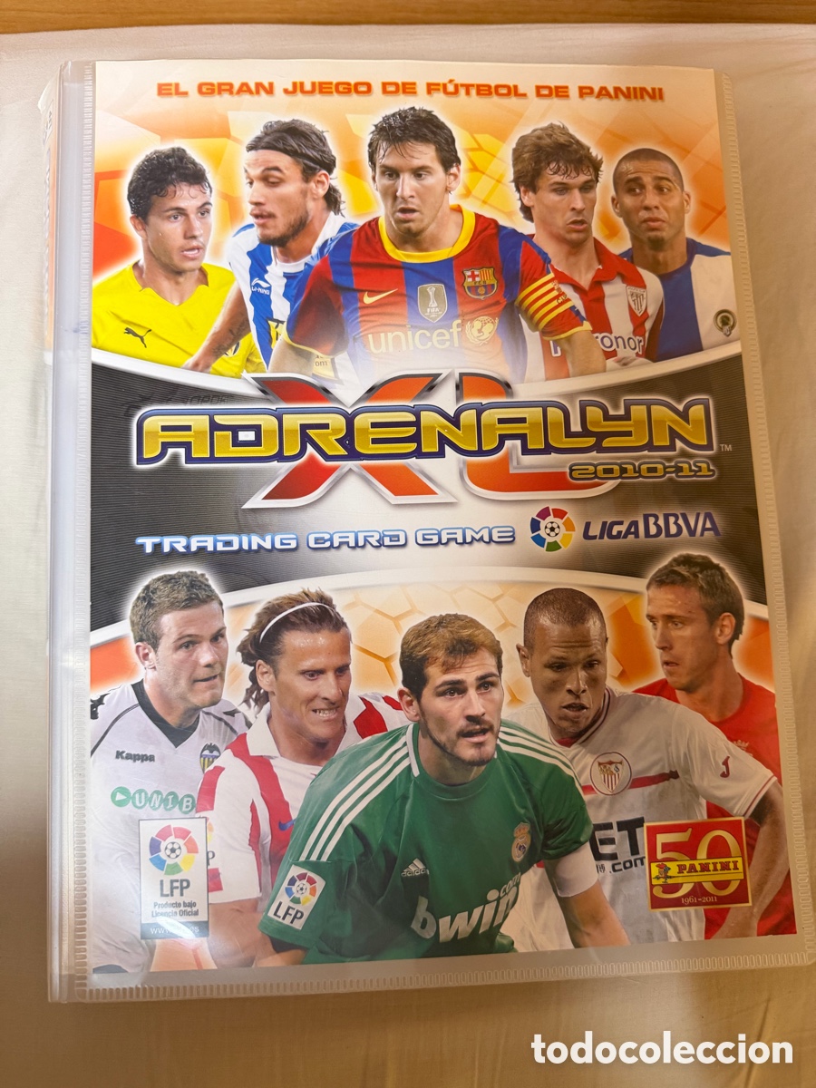 Coleccionismo deportivo: Alb&uacute;m Adrenalyn XL Panini 2010/11