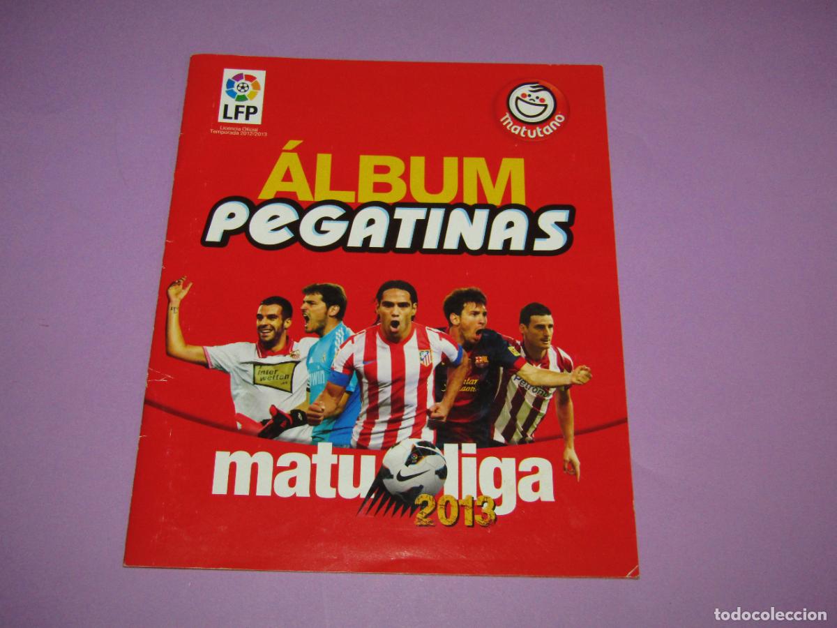 Coleccionismo deportivo: Antiguo &Aacute;lbum Plancha &Aacute;LBUM PEGATINAS MATU LIGA 2013 de Matutano