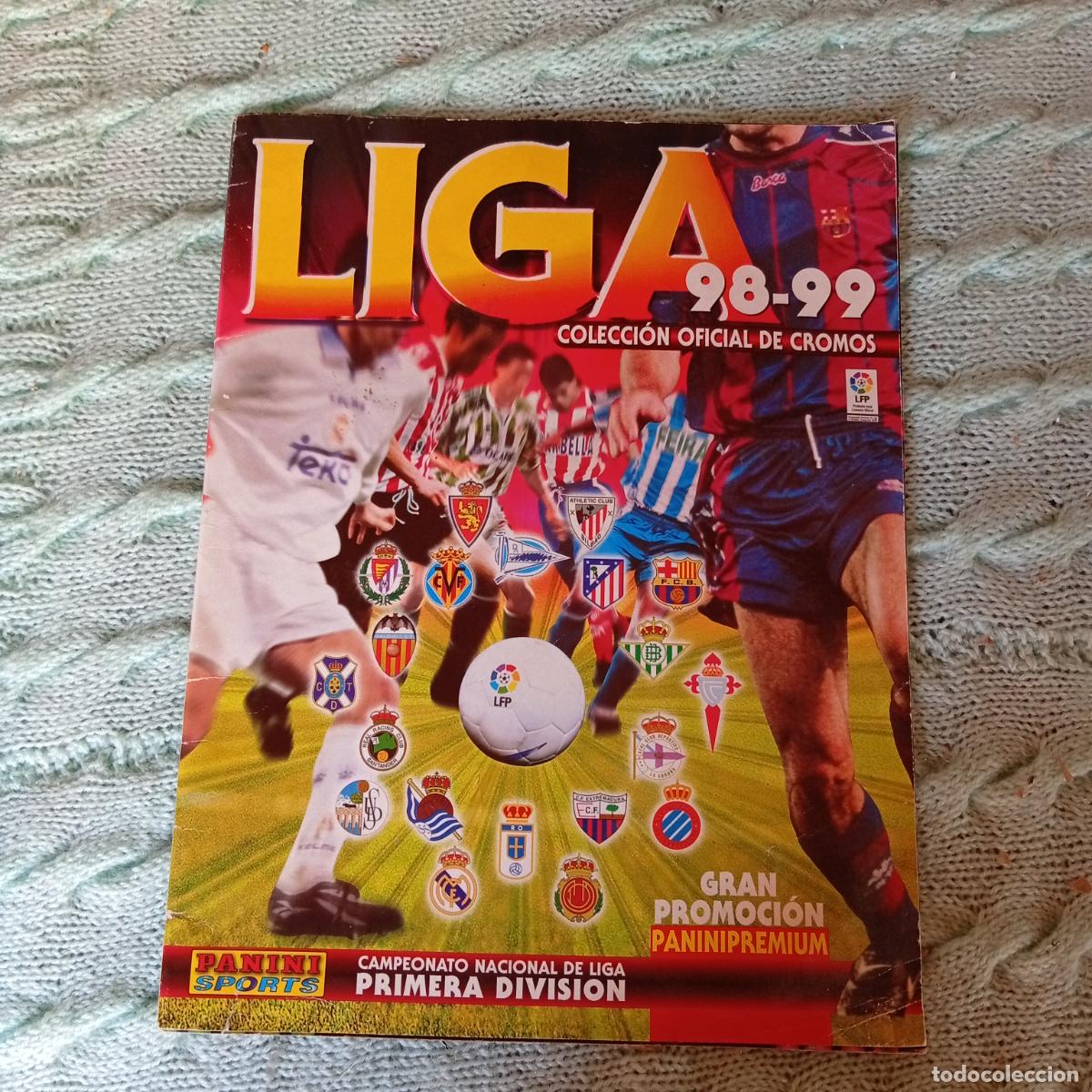 Coleccionismo deportivo: ALBUM PANINI 1998 1999 CROMO FUTBOL LIGA 98 99 - VACIO SIN CROMOS