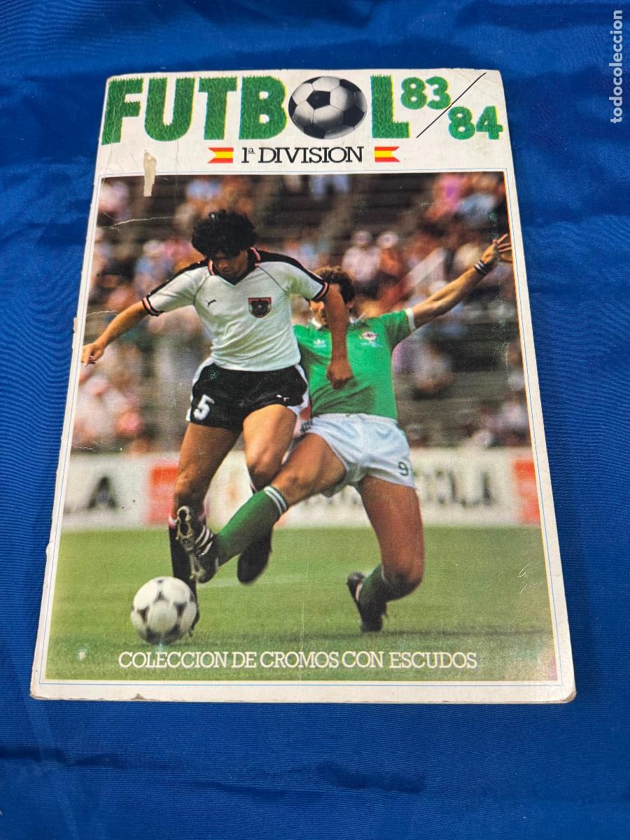 Coleccionismo deportivo: ALBUM FUTBOL LIGA 83/84 CANO A FALTA DE 9 CROMOS