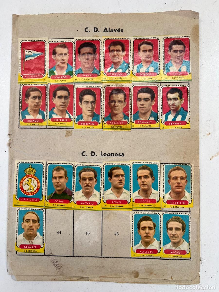 Coleccionismo deportivo: ALBUM IMCOMPLETO FUTBOL A&Ntilde;OS 50 DI STEFANO KUBALA