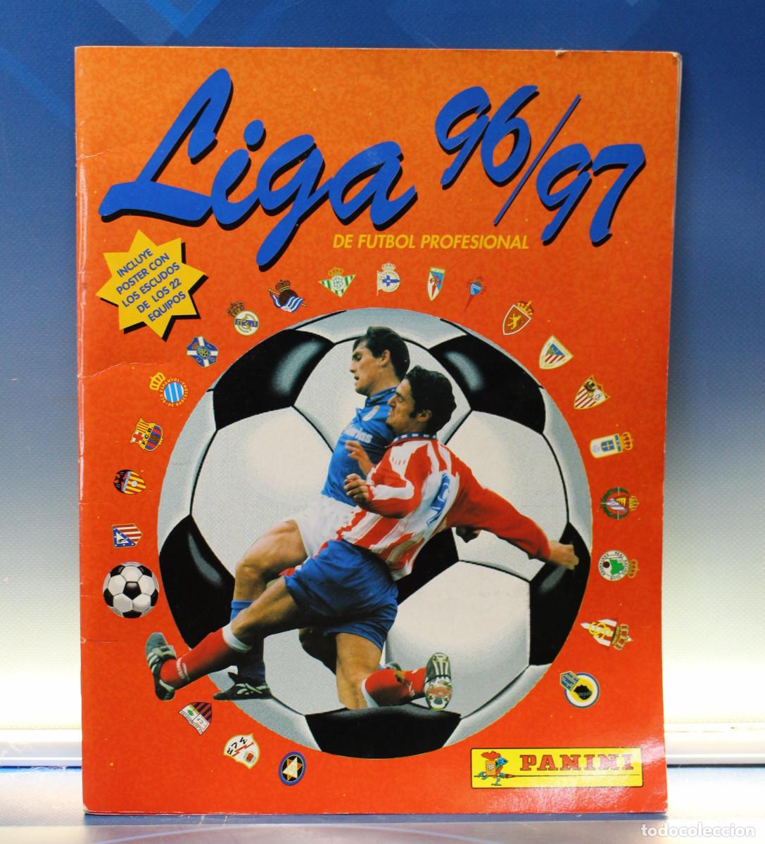 Coleccionismo deportivo: Liga 96/97. Panini. &Aacute;lbum de cromos incompleto.