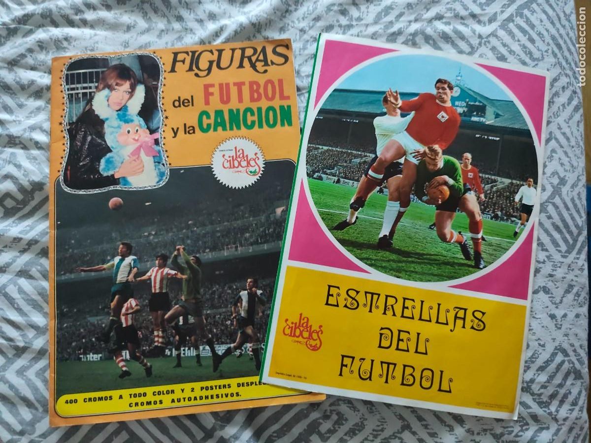 Coleccionismo deportivo: &Aacute;lbum Figuras del f&uacute;tbol y de la canci&oacute;n. Chocolates la Cibeles