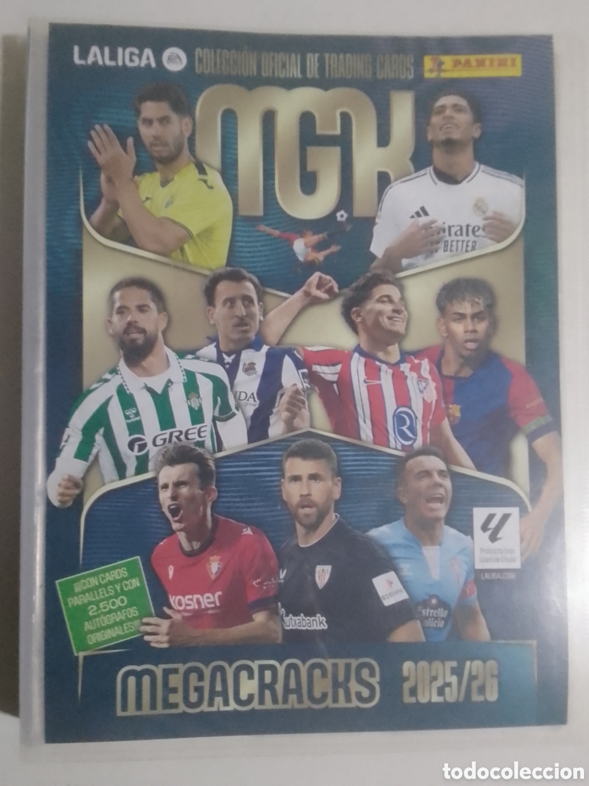 Coleccionismo deportivo: Archivador vac&iacute;o Megacracks 2025/26.