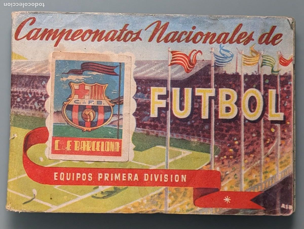 Coleccionismo deportivo: MUY DIFICIL VERY RARE ALBUM FC BARCELONA RUIZ ROMERO LIGA 1949 1950 1951 1949/50 1950/51 FOOTBALL