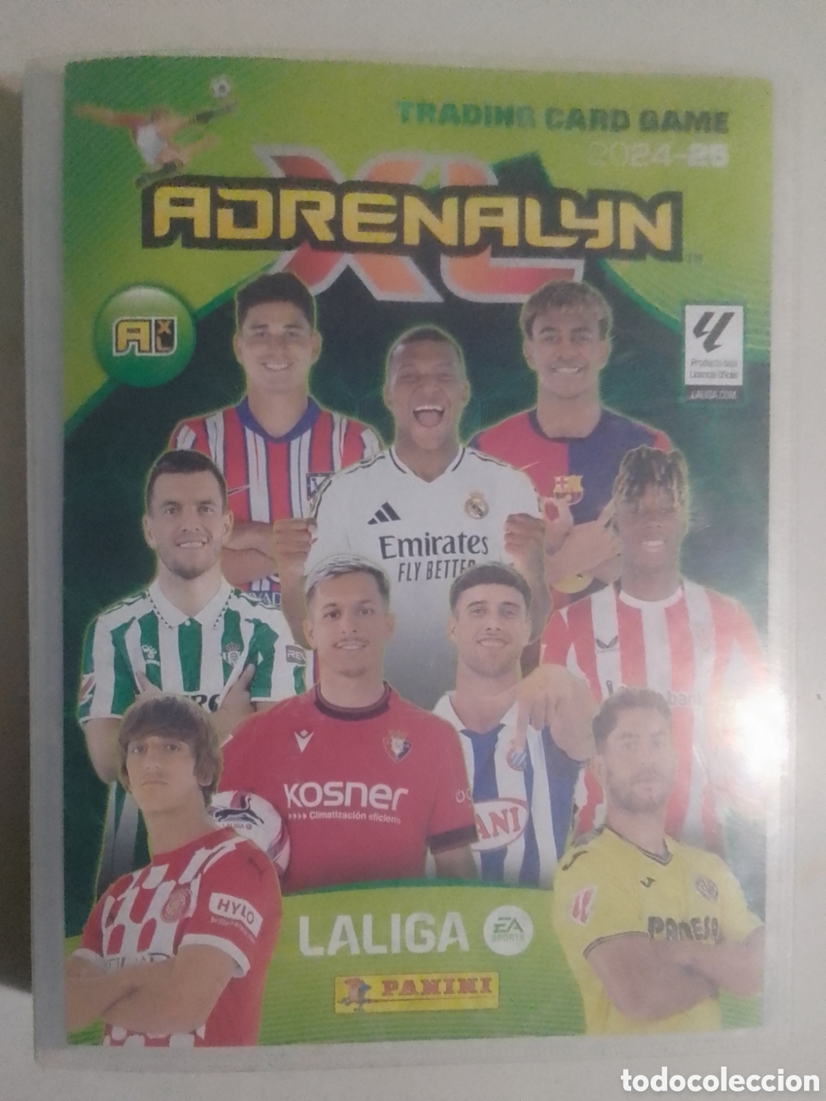Coleccionismo deportivo: Archivador vac&iacute;o Adrenalyn XL 2024-25.
