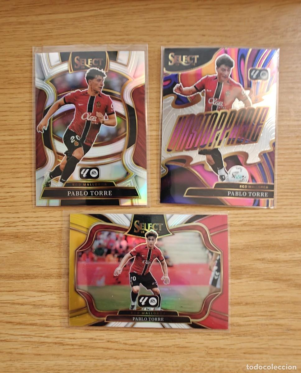 Coleccionismo deportivo: Lote 3 Cartas Pablo Torre Panini Select 25 26 Mallorca Barcelona 2025 2026