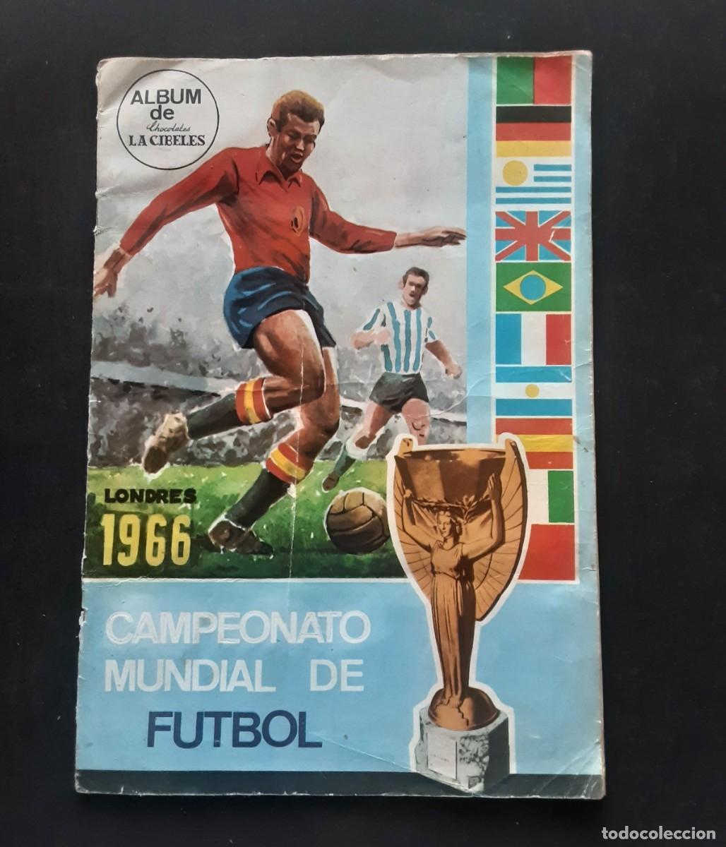 Coleccionismo deportivo: ALBUM LONDRES 1966 # CHOCOLATES LA CIBELES # FALTAN 26 CROMOS # IRIBAR/GENTO/EUSEBIO/BECKENBAUER