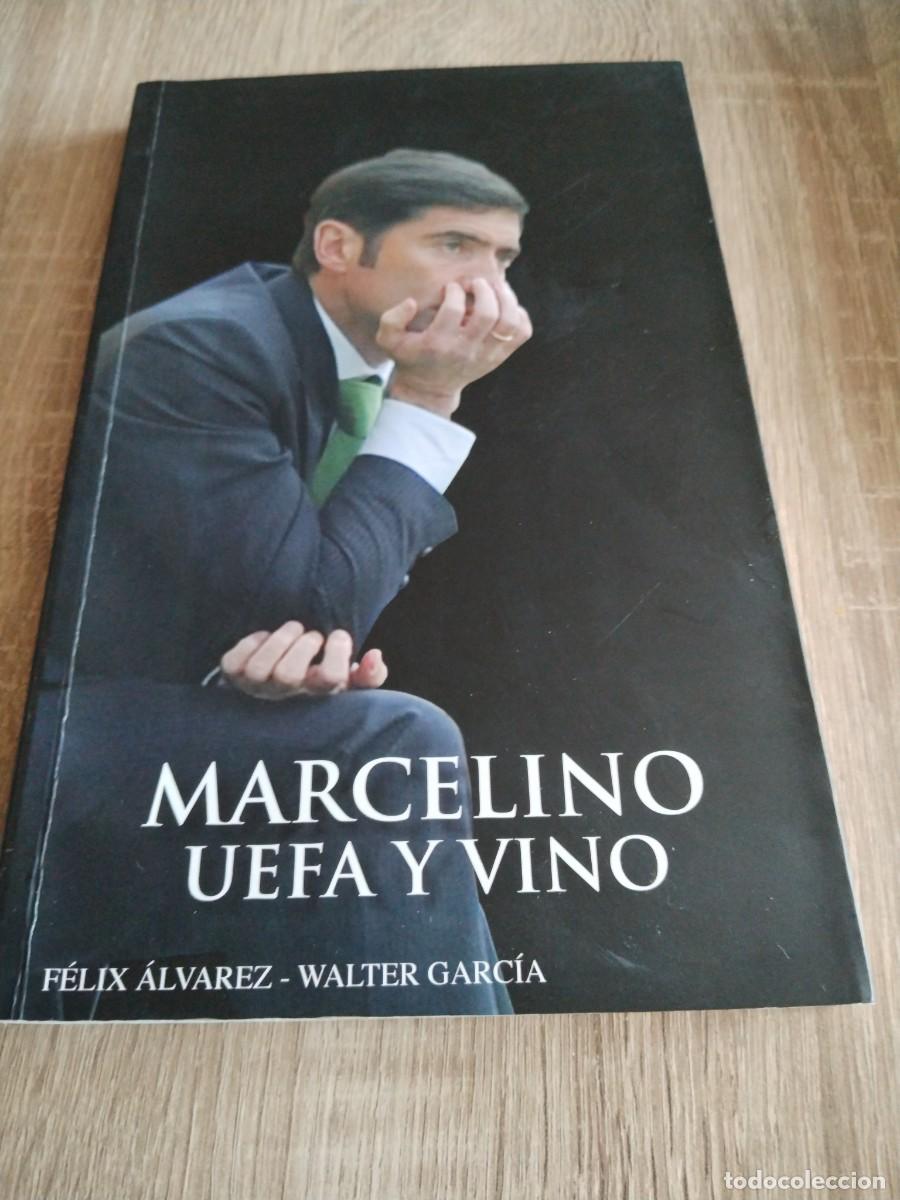 Coleccionismo deportivo: Marcelino UEFA y vino- F&eacute;lix &Aacute;lvarez-Walter Garc&iacute;a