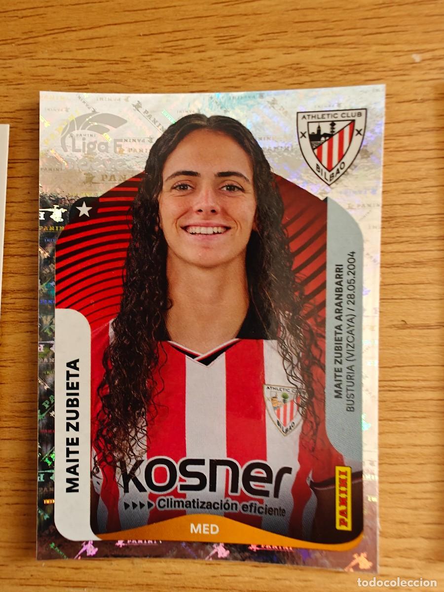 Coleccionismo deportivo: 34 Maite Zubieta Liga F Moeve 25 26 Athletic Club Bilbao 2025 2026 Brillante
