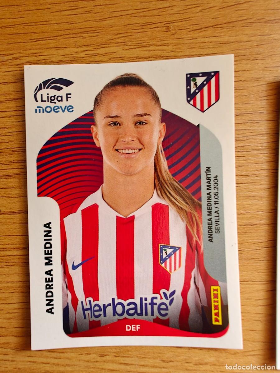 Coleccionismo deportivo: 50 A Andrea Medina Liga F Moeve 25 26 Atl&eacute;tico de Madrid 2025 2026
