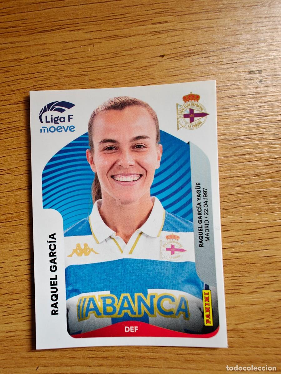 Coleccionismo deportivo: 128 Raquel Garc&iacute;a Liga F Moeve 25 26 Deportivo Coru&ntilde;a Abanca2025 2026