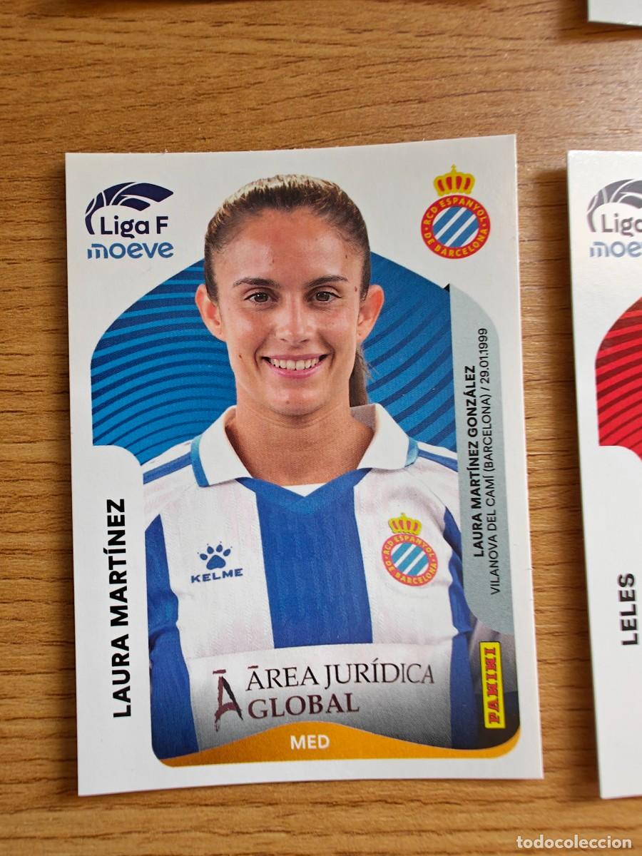 Coleccionismo deportivo: 196 Laura Mart&iacute;nez Liga F Moeve 25 26 RCD Espanyol Barcelona 2025 2026