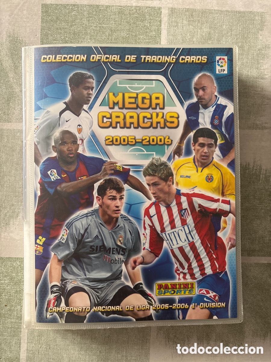 Coleccionismo deportivo: ALBUM MEGACRACKS 2005 2006 CON 465 CROMOS CON BASTANTES DIFICILES (ES1)
