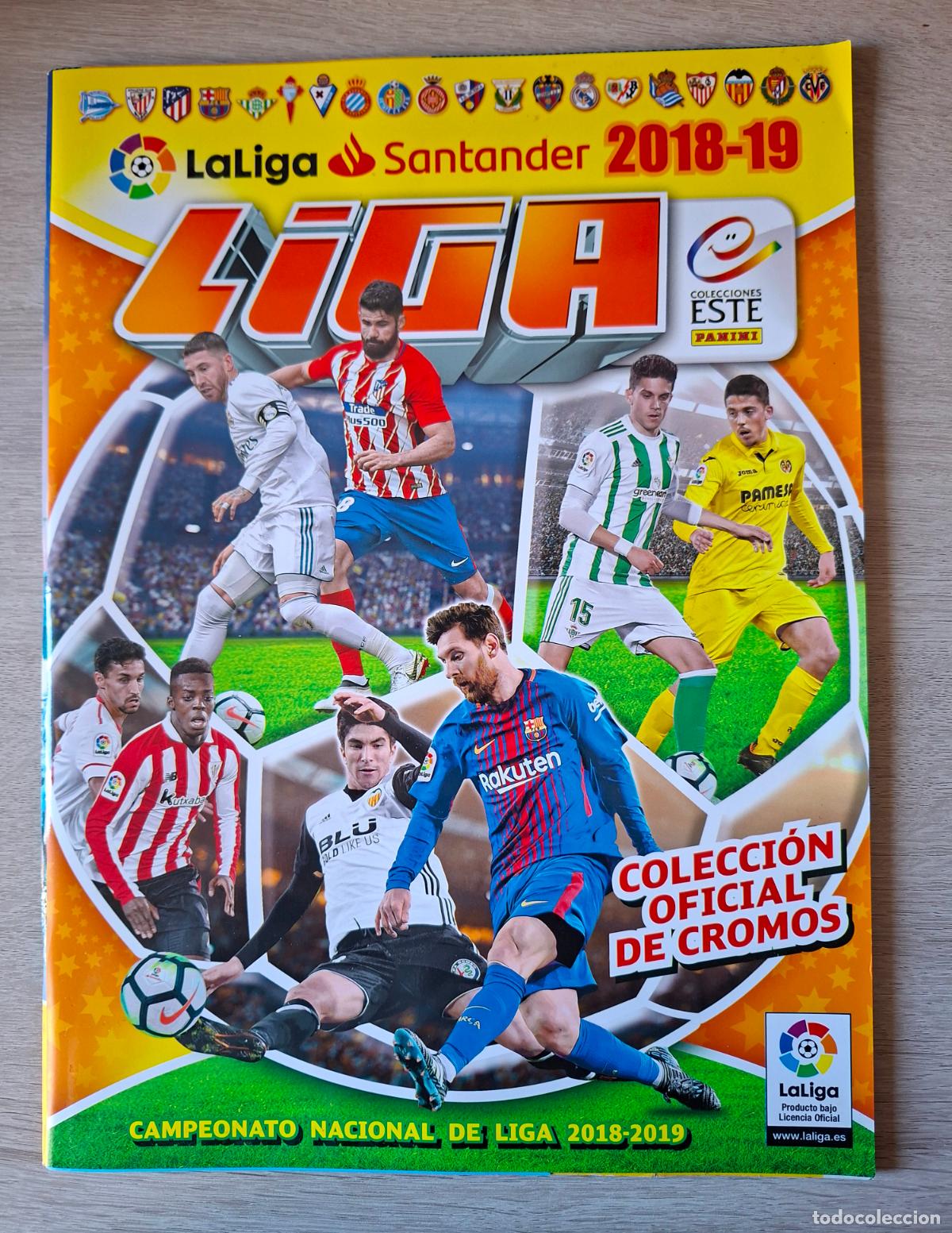 Coleccionismo deportivo: ALBUM VAC&Iacute;O LIGA SANTANDER 2018-2019 - COLECCIONES ESTE - PANINI