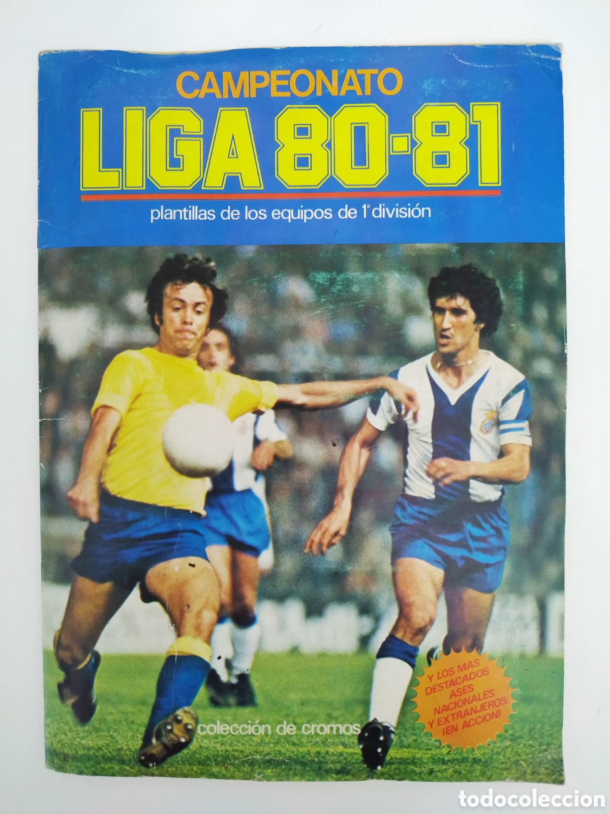 Coleccionismo deportivo: ALBUM DE CROMOS DE FUTBOL , ESTE , LIGA 80 81, CASI COMPLETO A FALTA DE 5 FICHAJES
