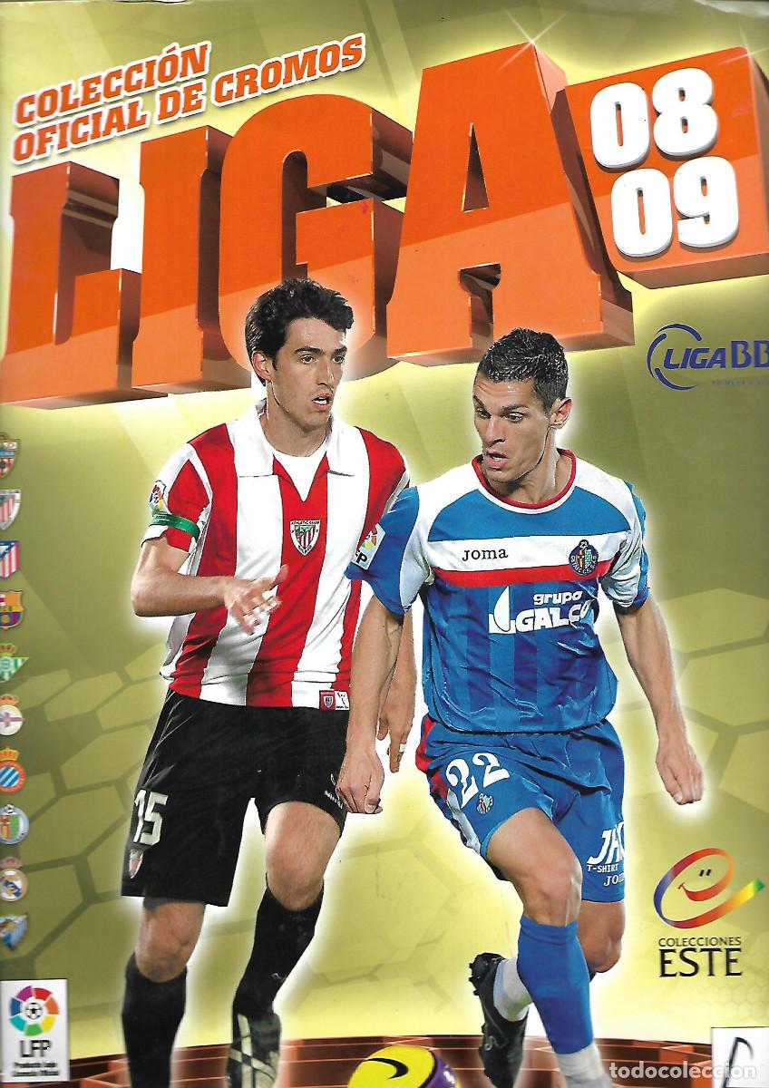 Coleccionismo deportivo: ALBUM CON LA COLECCION DE 210 CROMOS DE LA LIGA 2008/2009
