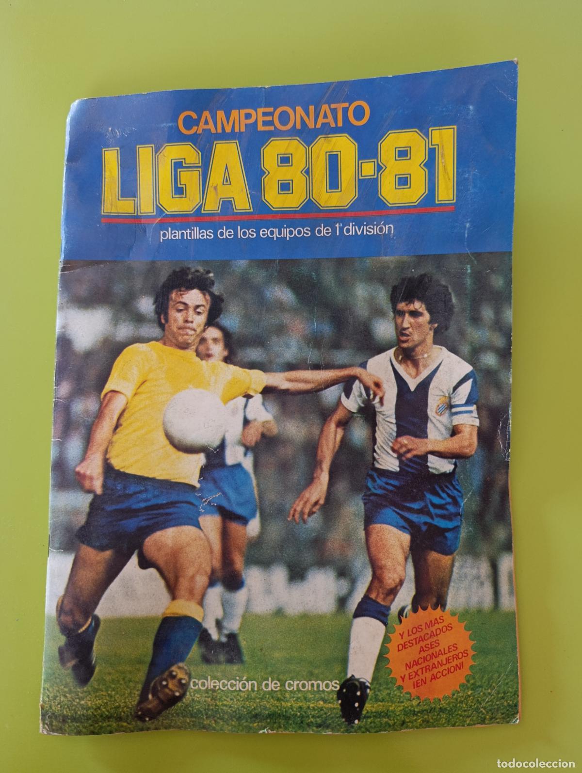 Coleccionismo deportivo: ALBUM DE CROMOS FUTBOL. CAMPEONATO LIGA 80-81. 1&ordm; DIVISI&Oacute;N. ALB&Uacute;M ESTE. VER FOTOS