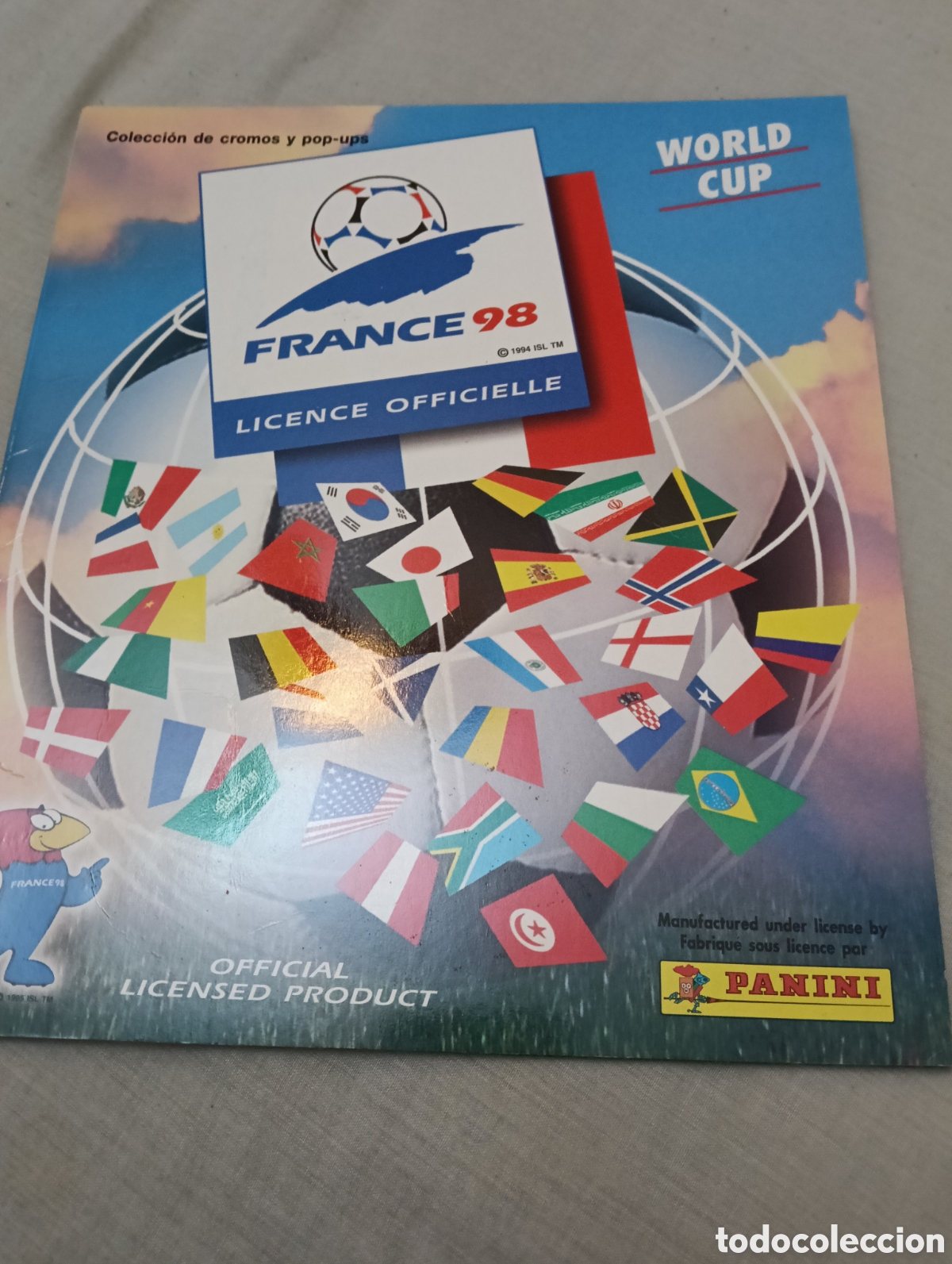 Coleccionismo deportivo: &Aacute;lbum nuevo y vacio Mundial 1998