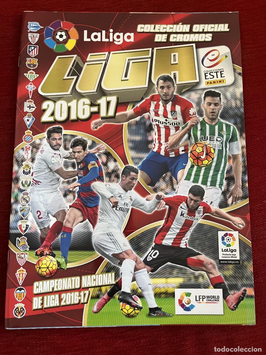 Coleccionismo deportivo: ALBUM PLANCHA PANINI CAMPEONATO NACIONAL DE LIGA ESTE 16 17 2016 2017 VACIO SIN CROMOS LALIGA NUEVO