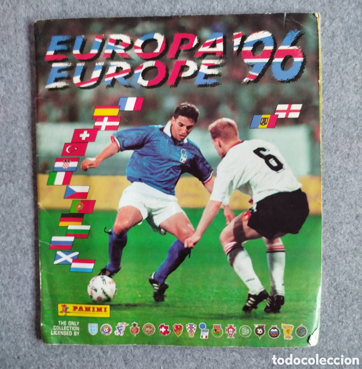 Coleccionismo deportivo: ALBUM NO COMPLETO EURO 96 PANINI EUROCOPA FUTBOL EUROPA ZIDANE FIGO VAN BASTEN STOICHKOV CROMOS