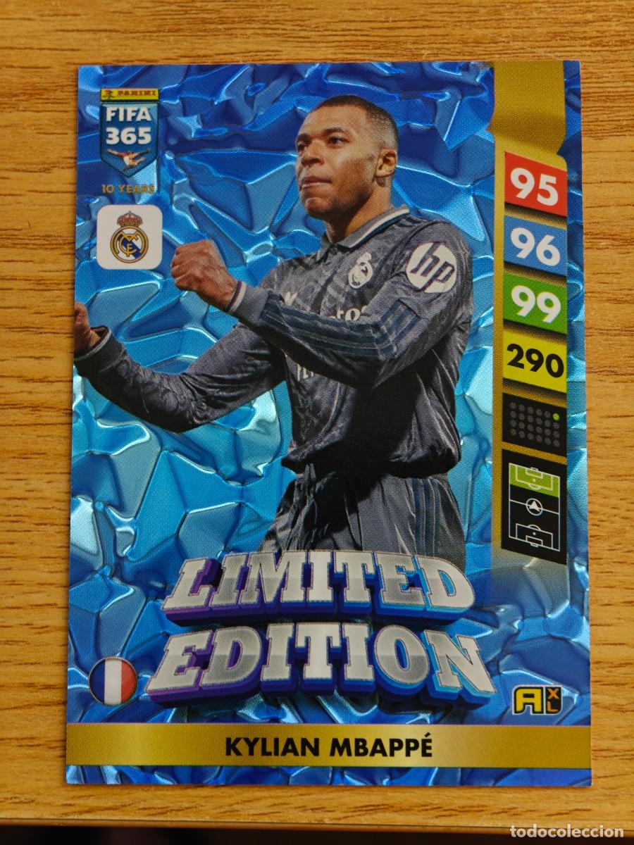 Sammelleidenschaft Sport: Mbappe FIFA 365 2025 Limited Edition New Year Real Madrid Adrenalyn Equipaje Gris XL 24 25