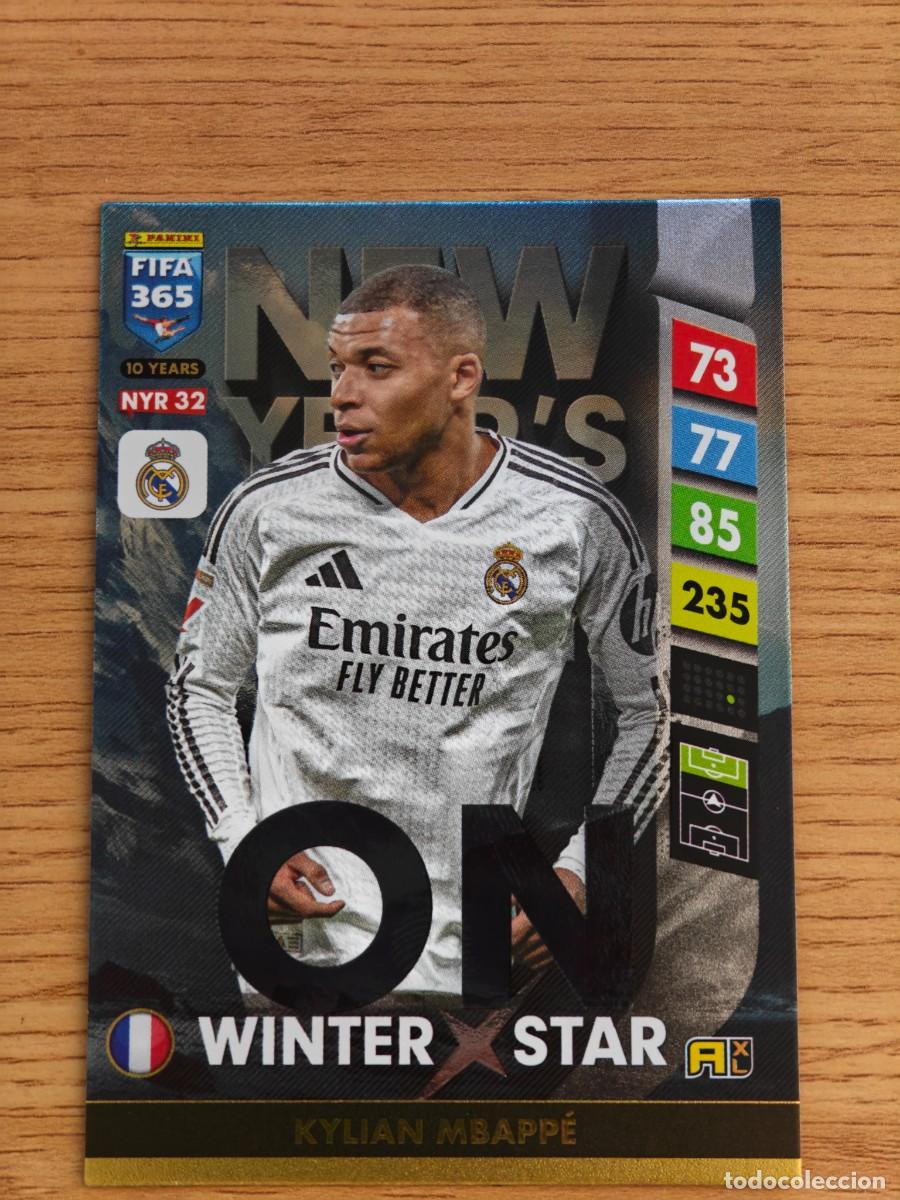 Sammelleidenschaft Sport: Kylian Mbapp&eacute; 32 FIFA 365 2025 New Year Revolution Upgrade Real Madrid Adrenalyn XL 24 25