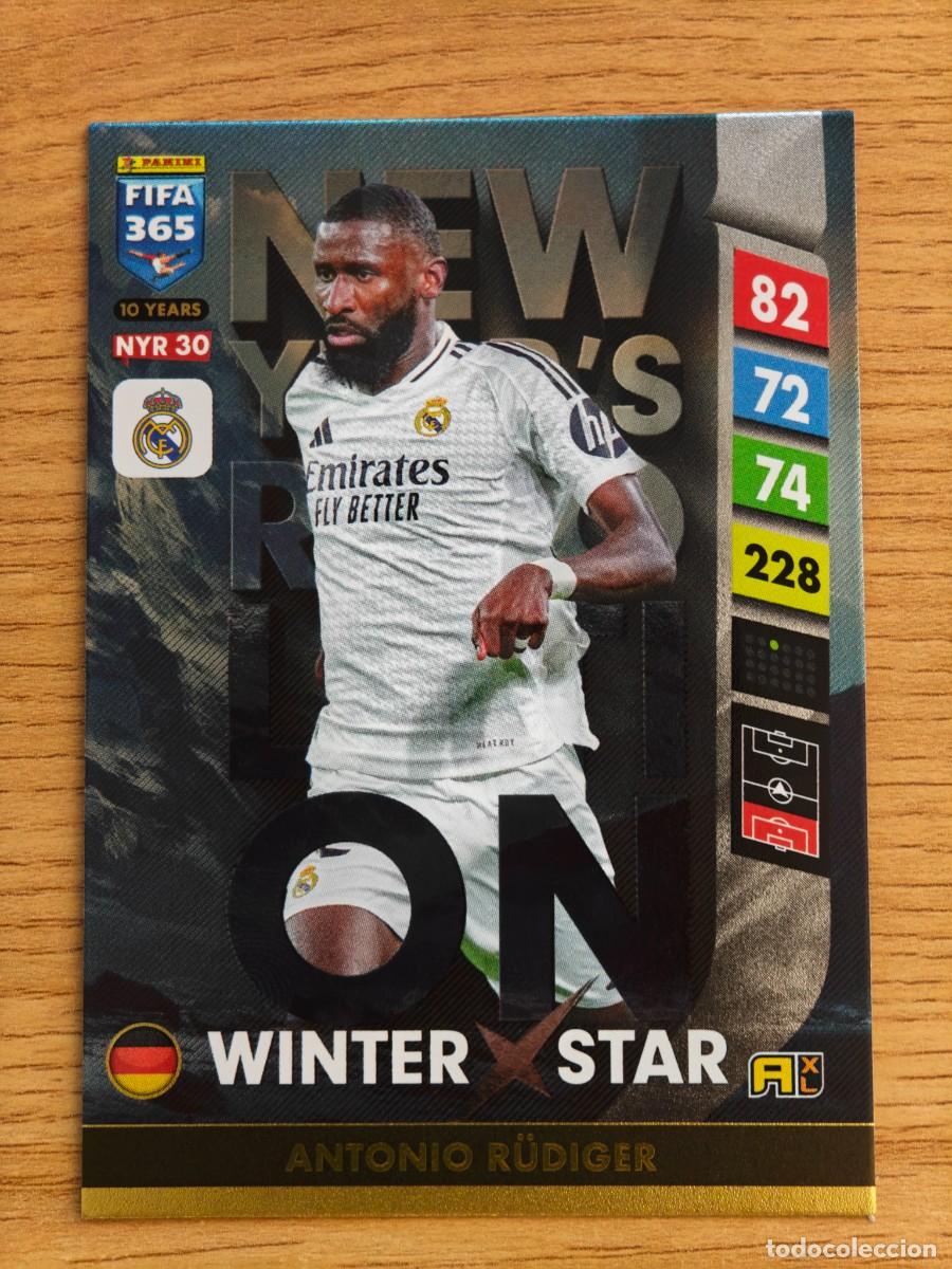 Sammelleidenschaft Sport: R&uuml;diger 30 FIFA 365 2025 New Year Revolution Upgrade Real Madrid Adrenalyn XL 24 25