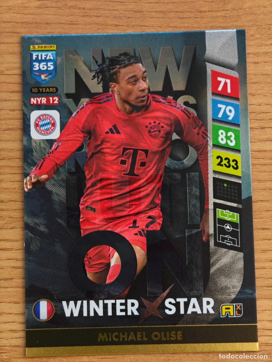 Sammelleidenschaft Sport: Michael Olise 12 FIFA 365 2025 New Year Revolution Upgrade Bayern Munich Adrenalyn XL 24 25